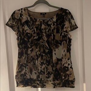 Apt. 9 Women's Brown and Black Top